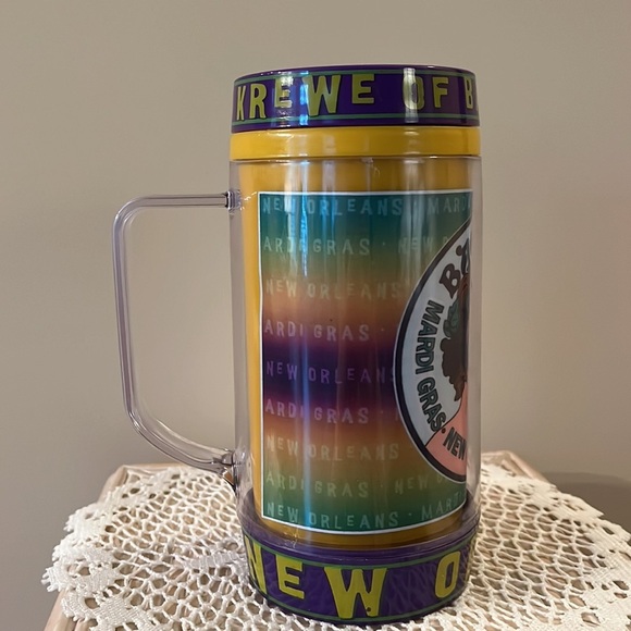 Krewe of Bacchus 1968 insulated mug with light up logo - Picture 2 of 8